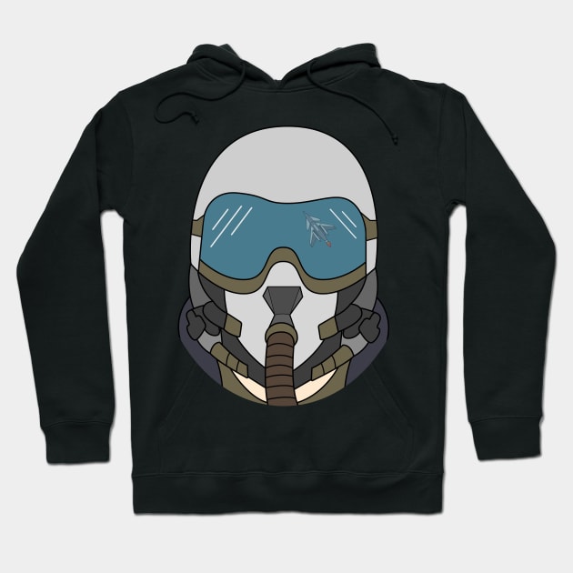 Fighter Jet Military Pilot Hoodie by samshirts